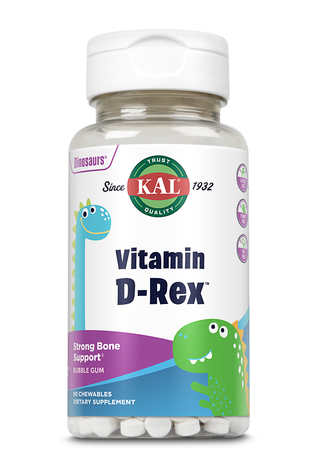 REX VITAMIN D™ 400 UI- 90 DINOS.MASTICABLES
