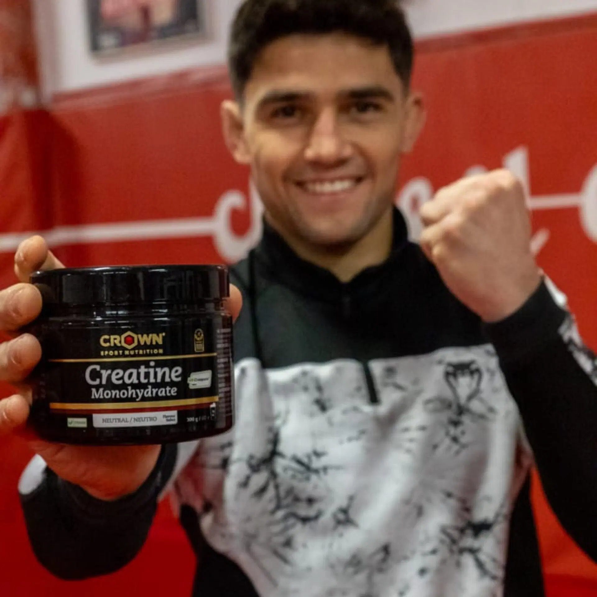 Crown Sport Nutrition Creatine Monohydrate Creapure, Pura creatina monohidrato de calidad Creapure, Con certificado Informed Sport, 300 g (60 porciones) - Imagen 7